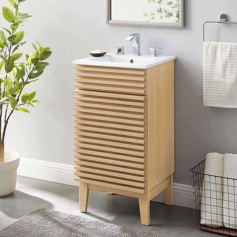 Render 18" Bathroom Vanity Cabinet image number 7