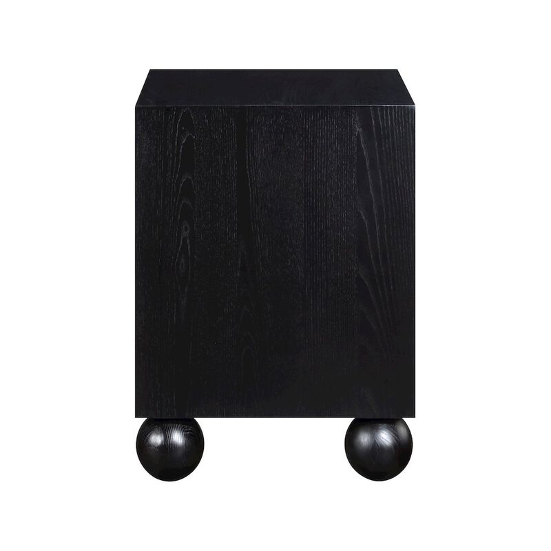 Meridian Furniture Kent Black Night Stand