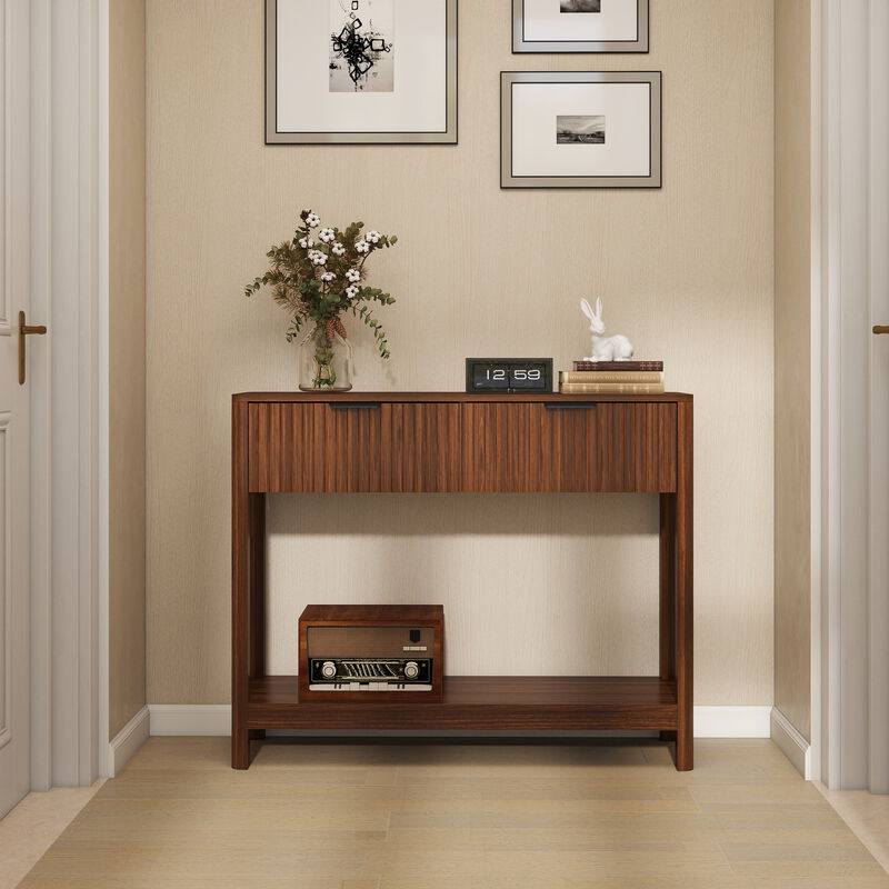 Tepkem Mid-Century Console Table image number 2