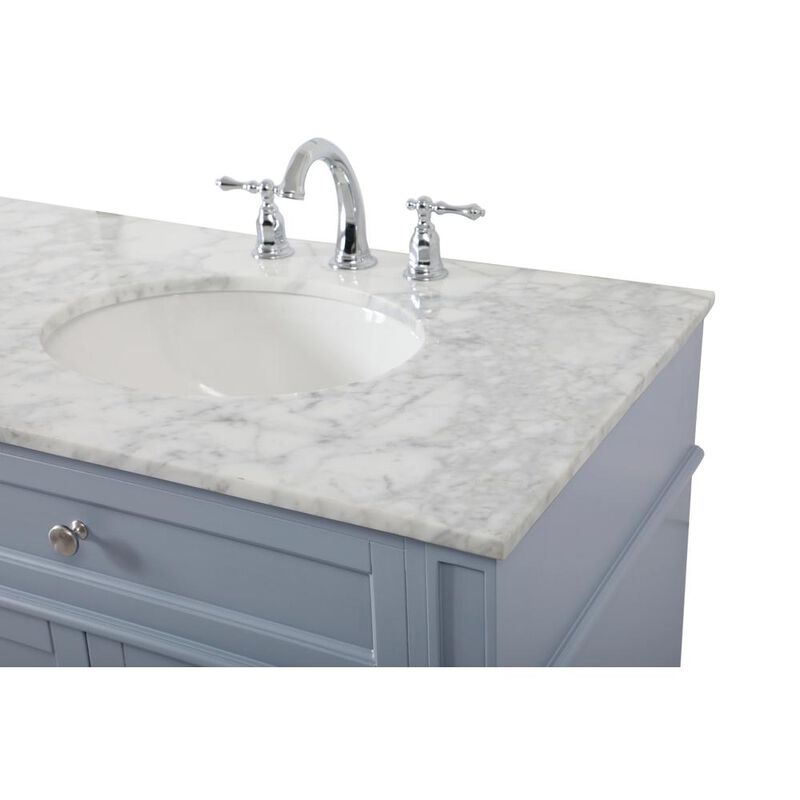 Elegant Kitchen and Bath 72 inch double bathroom vanity in grey