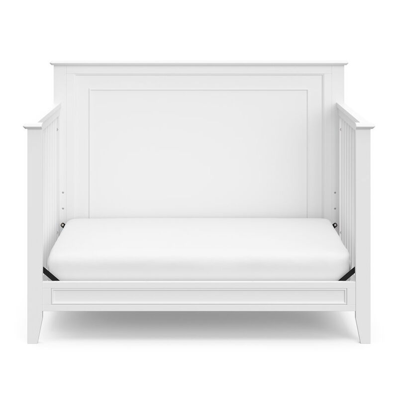 Solstice 5-in-1 Convertible Crib - White image number 5