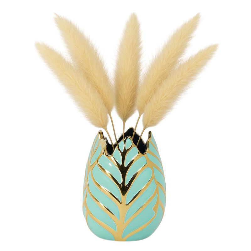 Novelty Abstract Leaf Vase