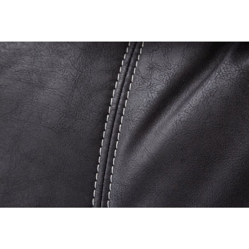 American Furniture Classics Vegan Leather Armchair with Matching Ottoman image number 4