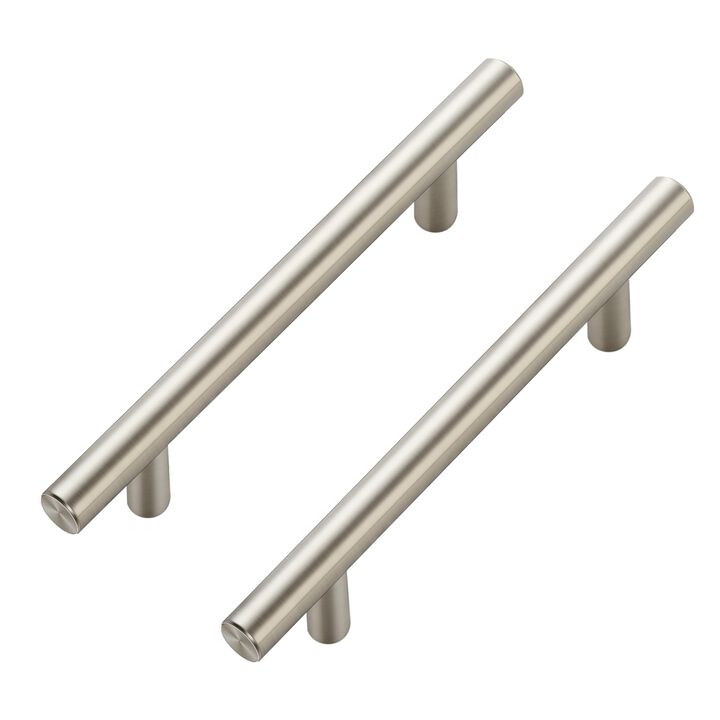 JOY DECOR 30 Pack Cabinet Handles, Brushed Nickel Cabinet Pulls, 4 in Hole Center Kitchen Cabinet Handles, Stainless Steel T Bar