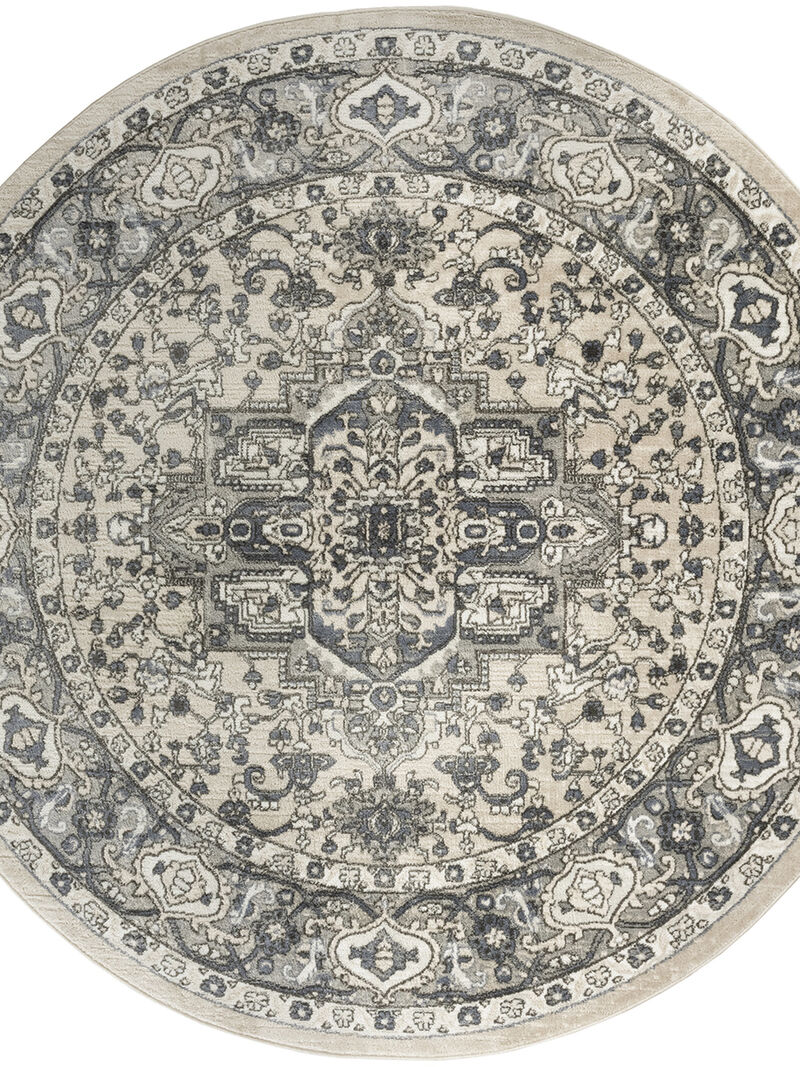 Quarry QUA05 Ivory/Blue 8'10" x 11'10" Rug image number 0