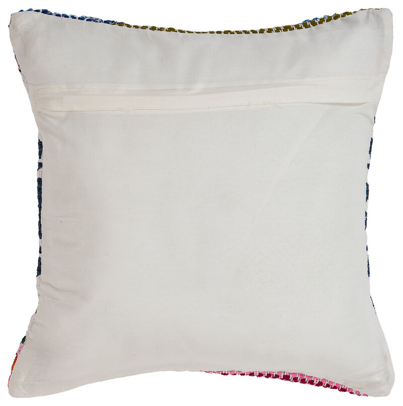 HomeRoots Set of Two Blue Geometric Cotton Throw Pillow image number 2