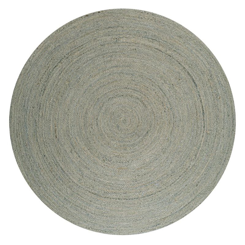 Zara Braided Coastal Cottage Round Jute Round Area Rug