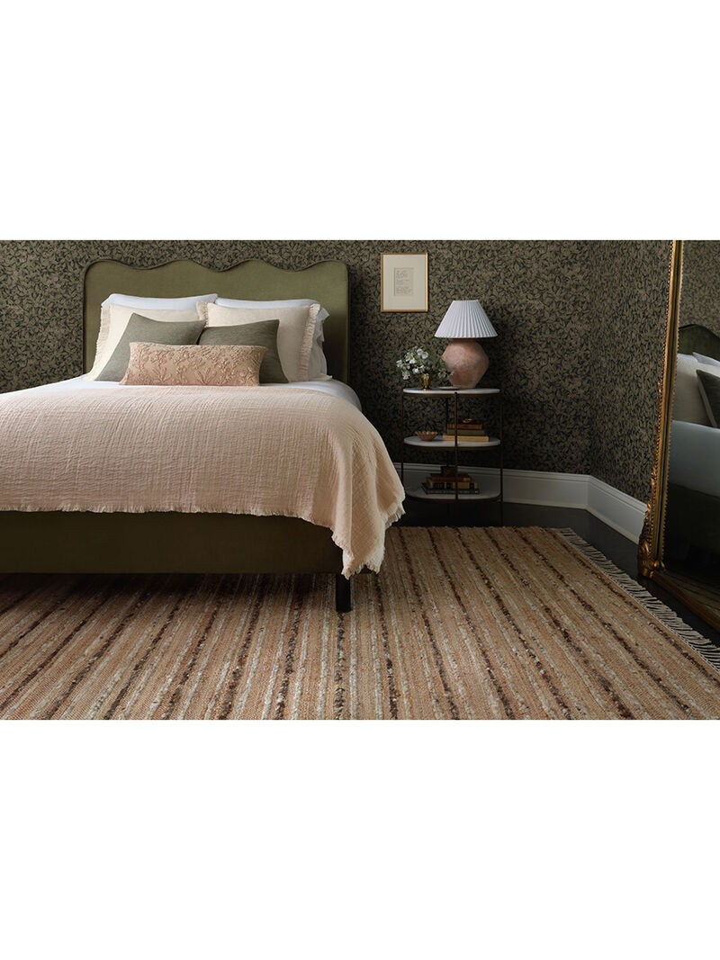 Nico Natural/Bark 8'6" x 11'6" Area Rug by Magnolia Home by Joanna Gaines x Loloi