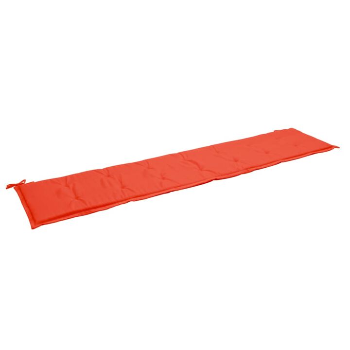 vidaXL Garden Bench Cushion Red 78.7"x19.7"x1.2"