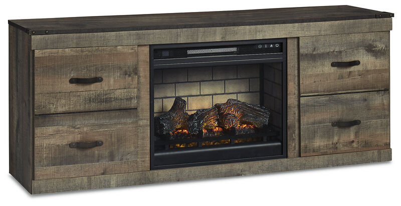 Trinell TV Stand with Electric Fireplace image number 2