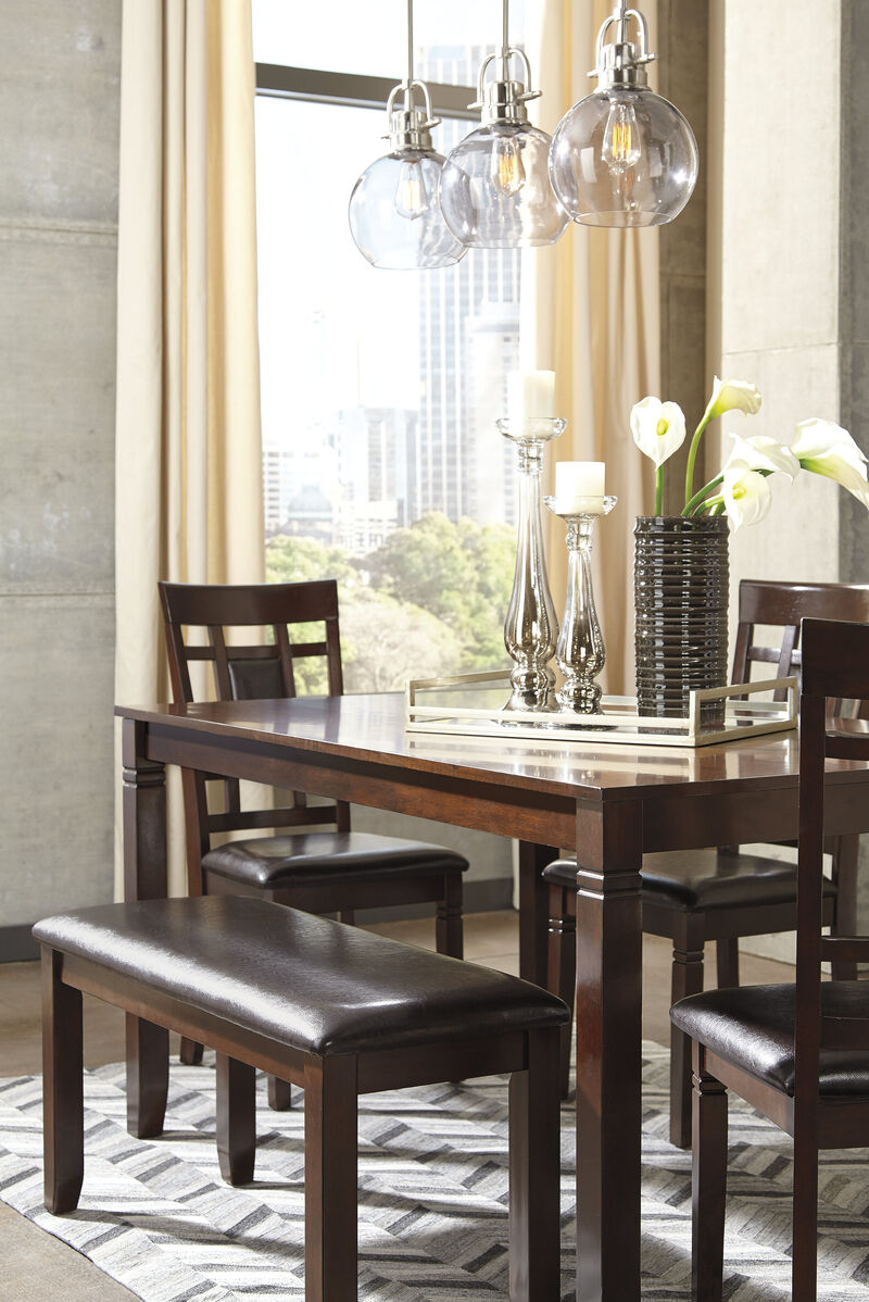 Bennox Dining Table and Chairs with Bench (Set of 6) image number 2