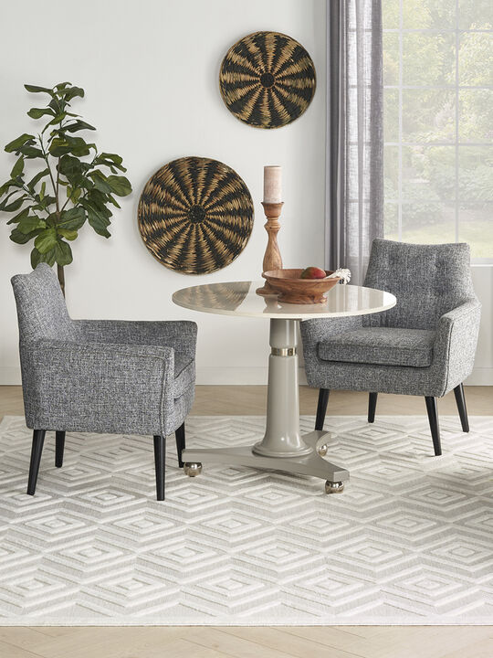 Versatile NRV01 Ivory/White 9' x 12' Rug