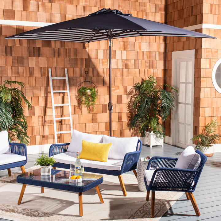 Athens 6.5 ft. X 10 ft. Rectangle Umbrella