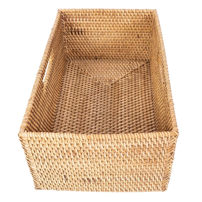Saboga Home&trade; Rectangular Shelf basket with Side handles image number 2