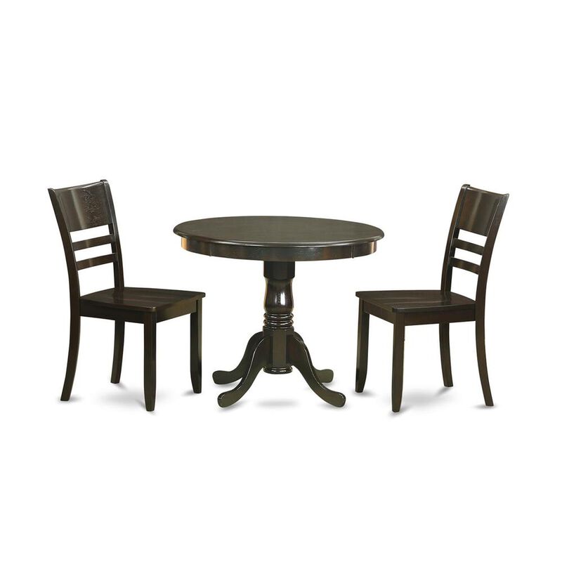 3 Pc Kitchen Table set-Kitchen Dining nook plus 2 Dining Chairs