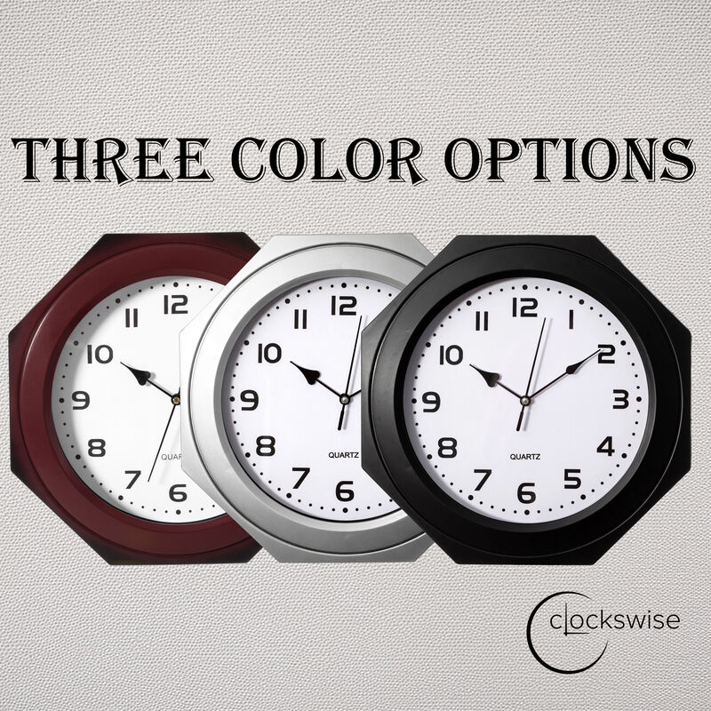 Clockswise 12-inch Non-Ticking