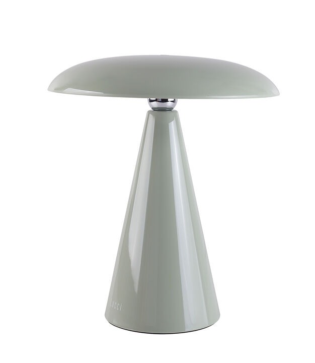 Beacon Lighting Kinoko II Cordless 2-in-1 Rechargeable LED Table & Wall Lamp, CCT Dimmable, Gloss