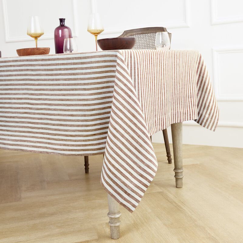 Linen Tablecloth - Amalfi Stripe image number 2
