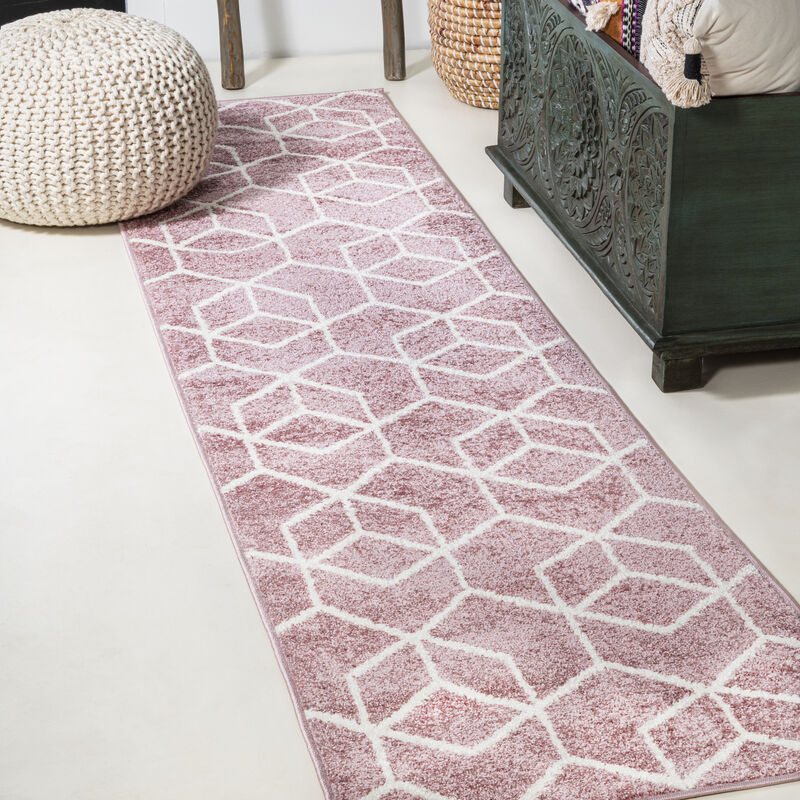 Tumbling Blocks Modern Geometric Area Rug