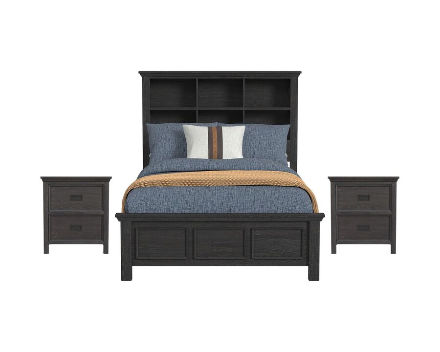 Hampton Charcoal Full 3-Piece Set
