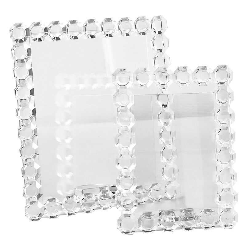 Octagon Crystal Picture Frame image number 0