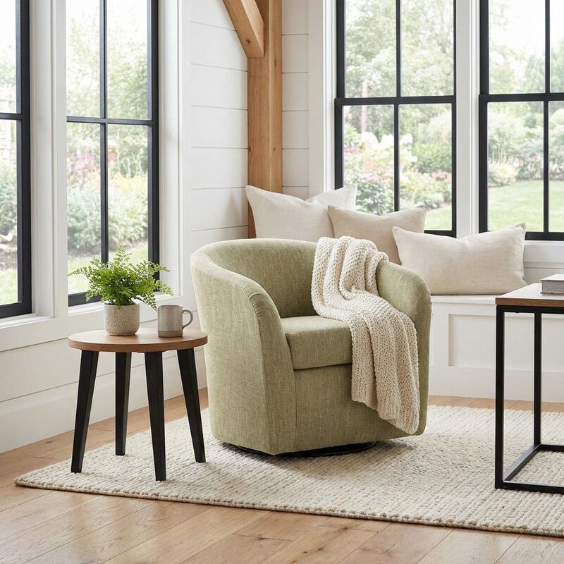 Essential Pieces Tub Swivel Chair image number 1