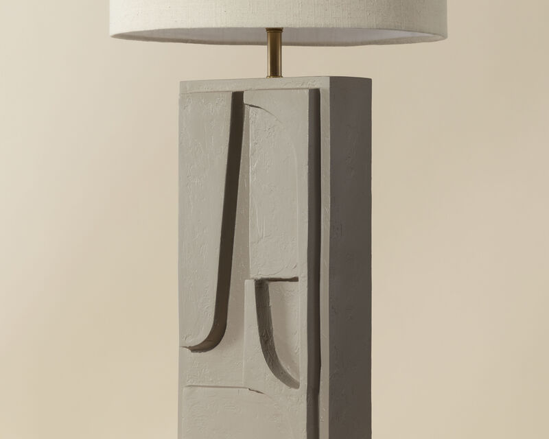 Dirsan Taupe Table Lamp