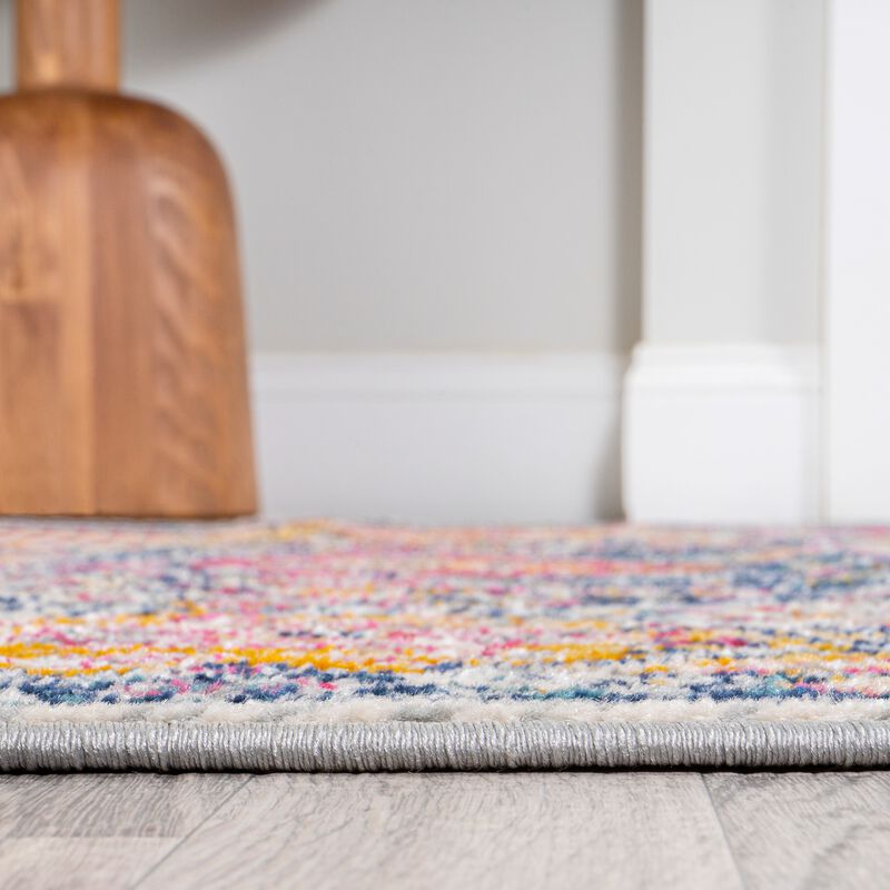 Modern Persian Boho Vintage Trellis Area Rug