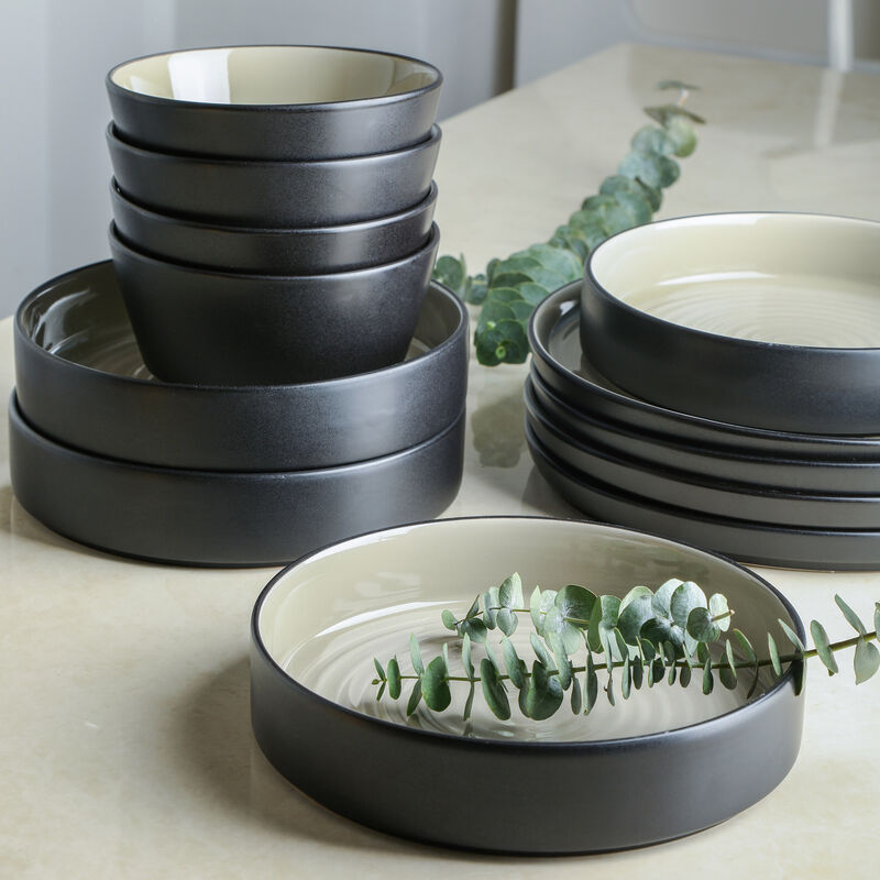 Stone Lain Elica Stoneware 24 Piece Dinnerware Set image number 3