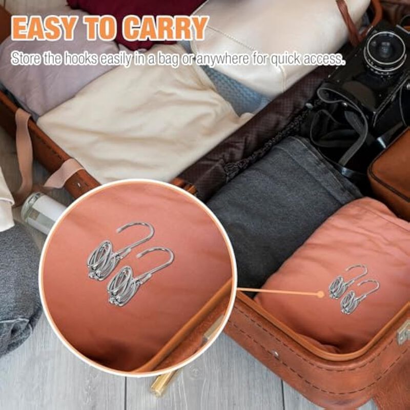 4-Pack Stainless Steel Pants Hangers | Non-Slip Clothes Hanger for Closet Storage image number 3
