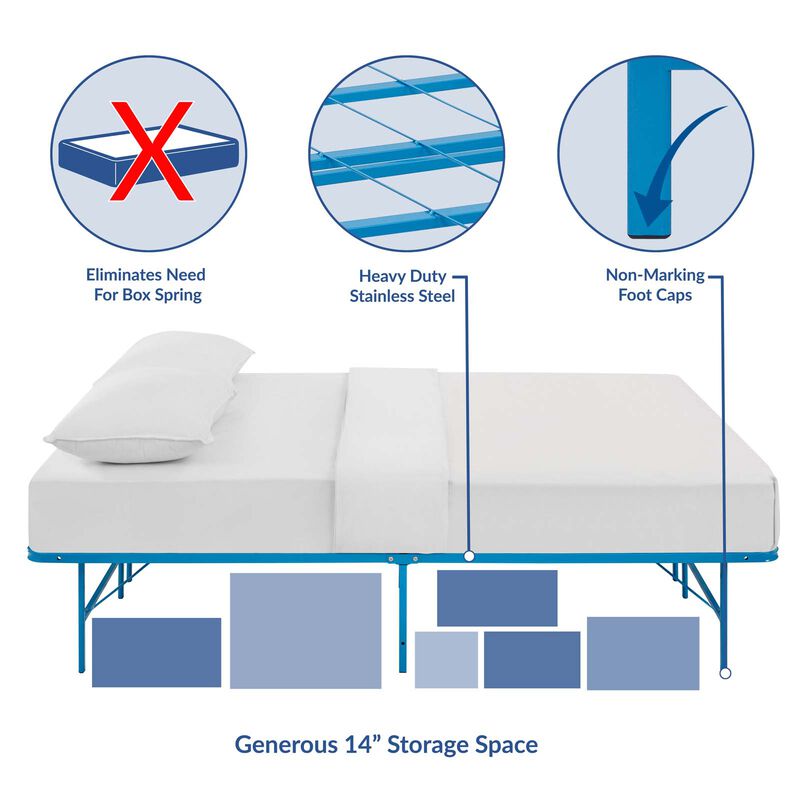 Modway - Horizon Queen Stainless Steel Bed Frame image number 7