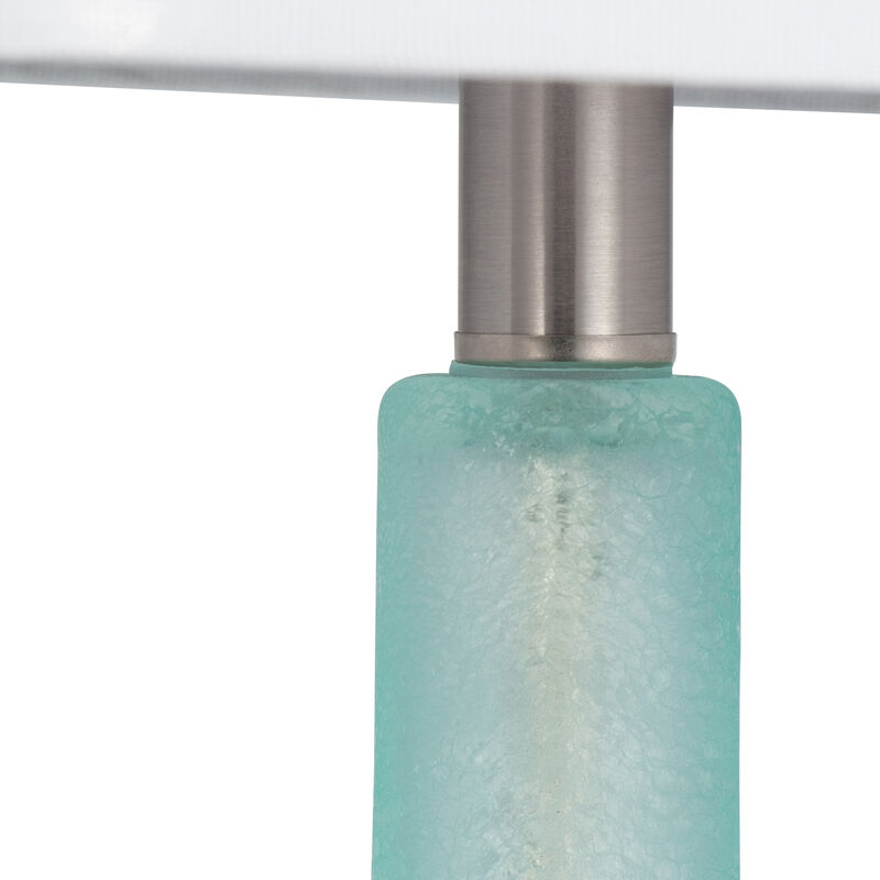 Glass 26" Table Lamp, Green image number 2