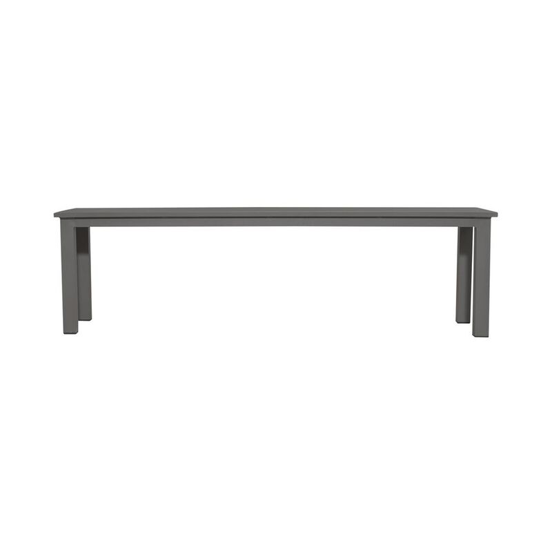 Liberty Furniture Outdoor Dining Bench - Granite Transitional Grey in Granite Finish image number 1