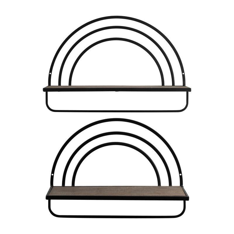 Set/2 Wood/Metal Rainbow Style image number 0