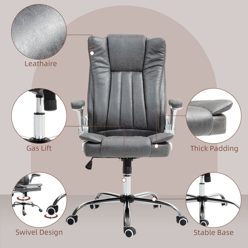 Comfortable Office Chair with Built-In Massage for Home or Work