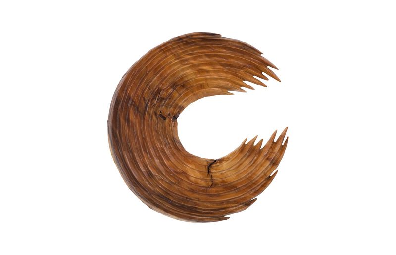 Swoop Natural Wood Large Wall Art image number 0