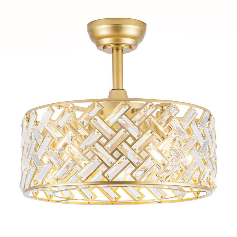 Crystal Cage Ceiling Fan image number 9