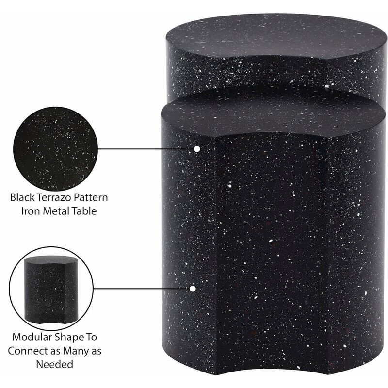 Meridian Furniture Dimple Black End Table