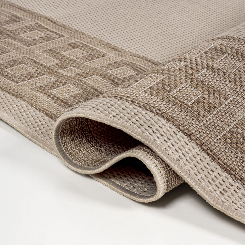 Athena Classic Geometric Border Indoor/Outdoor Area Rug