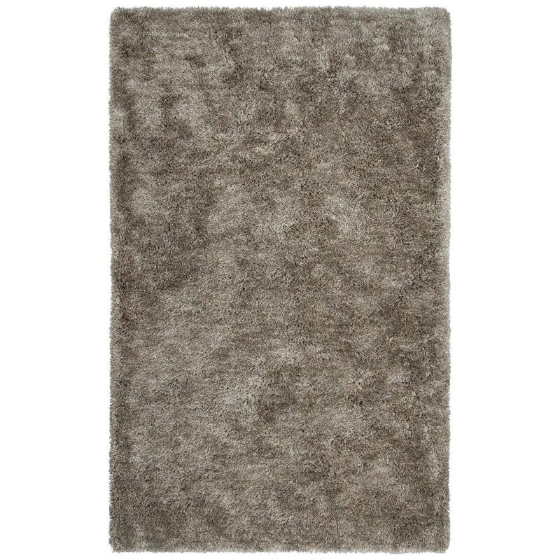 Hand Tufted Cut Pile Polyester Rug, 7'6" x 9'6"
