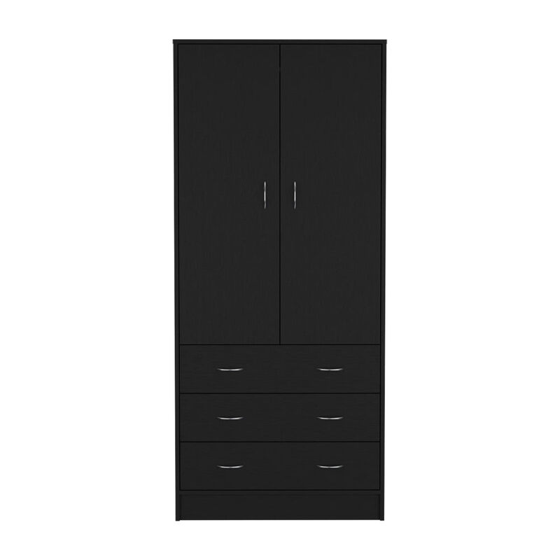 Armoire Ramey, Bedroom, Black