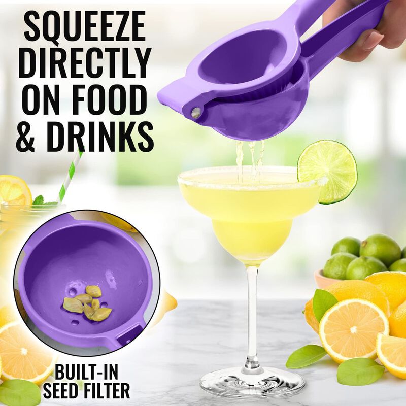 Premium Quality Metal Lemon Squeezer - Single Bowl
