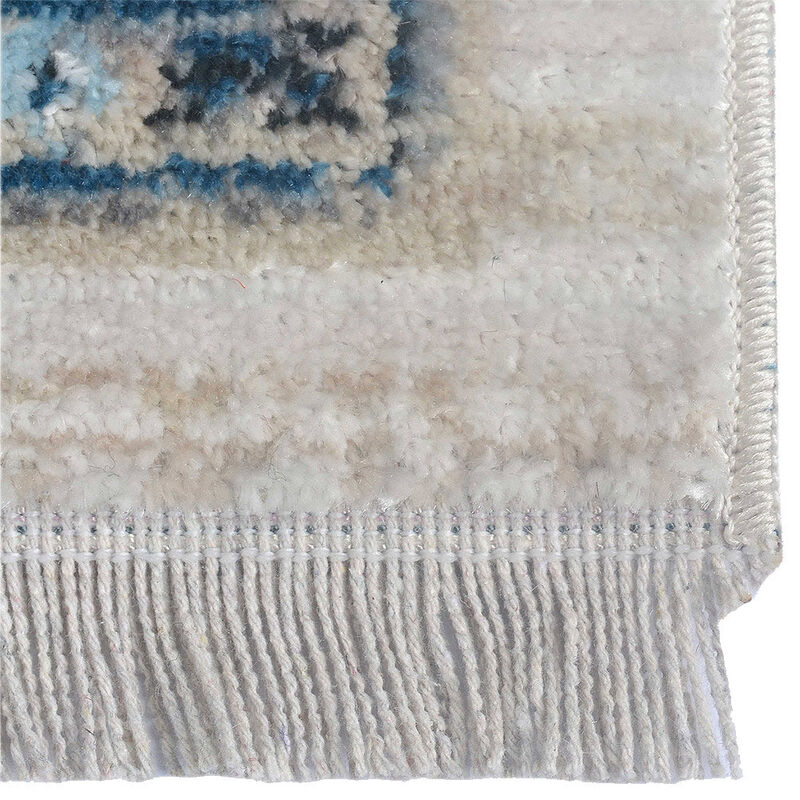 RUGSOTIC CARPETS MACHINE MADE POLYESTER AREA RUGS  - Rectangle Shape, Classic Oriental Traditional  Design, Low Pile Machine Made Area Rugs (M00104) image number 4