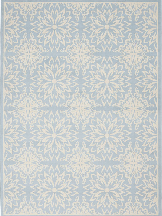 Jubilant JUB06 Ivory/Light Blue 4' x 6' Rug