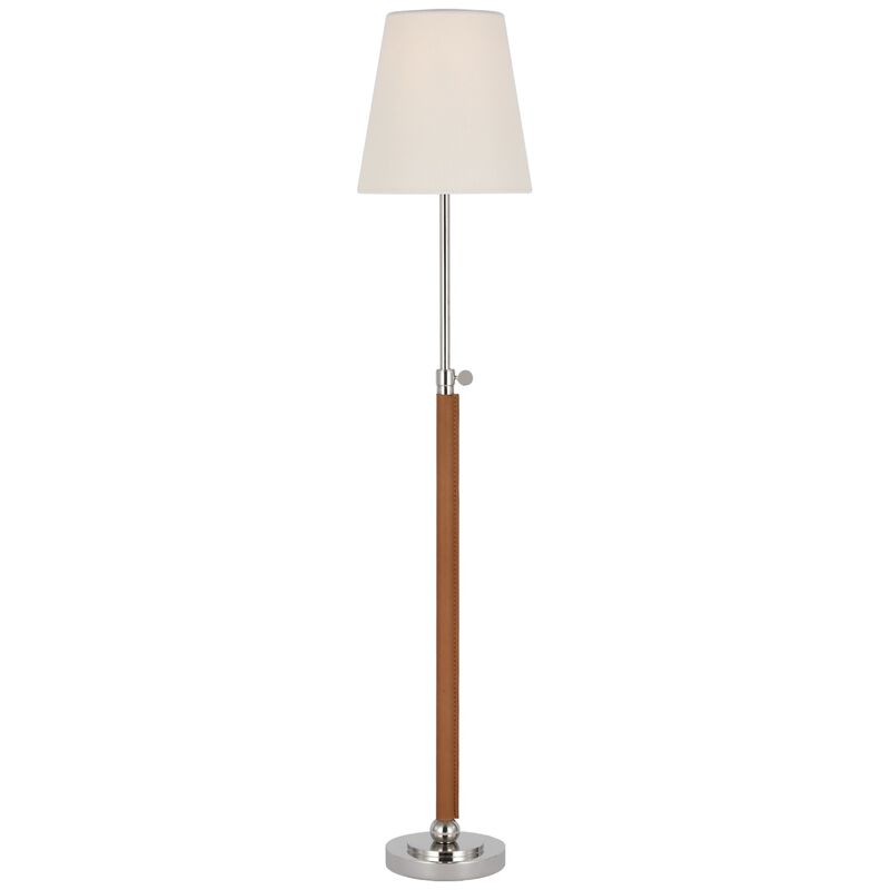 Bryant Wrapped Table Lamp in Polished Nickel
