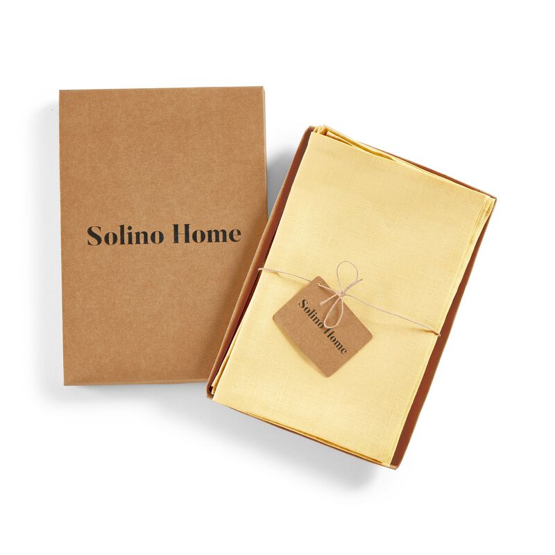 Christmas Linen Dinner Napkins 20 x 20 in Set of 4 - Fete, Solino Home