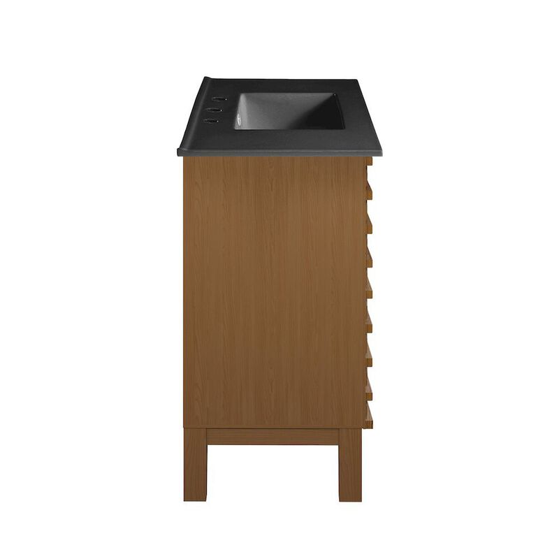 Swiss Madison Cascade 36 in. Bathroom Vanity with 3-Hole Ceramic Sink Top image number 3