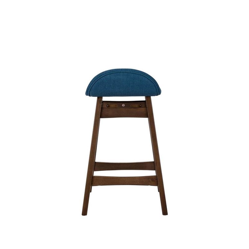 Starlight Canyon Home Brown Wooden Counter Height Chair with Back &ndash; Stylish Bar Stools for Kitchen