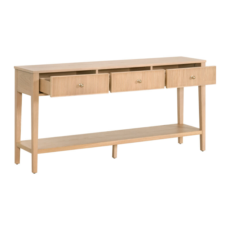 Highland 3-Drawer Console Table image number 4
