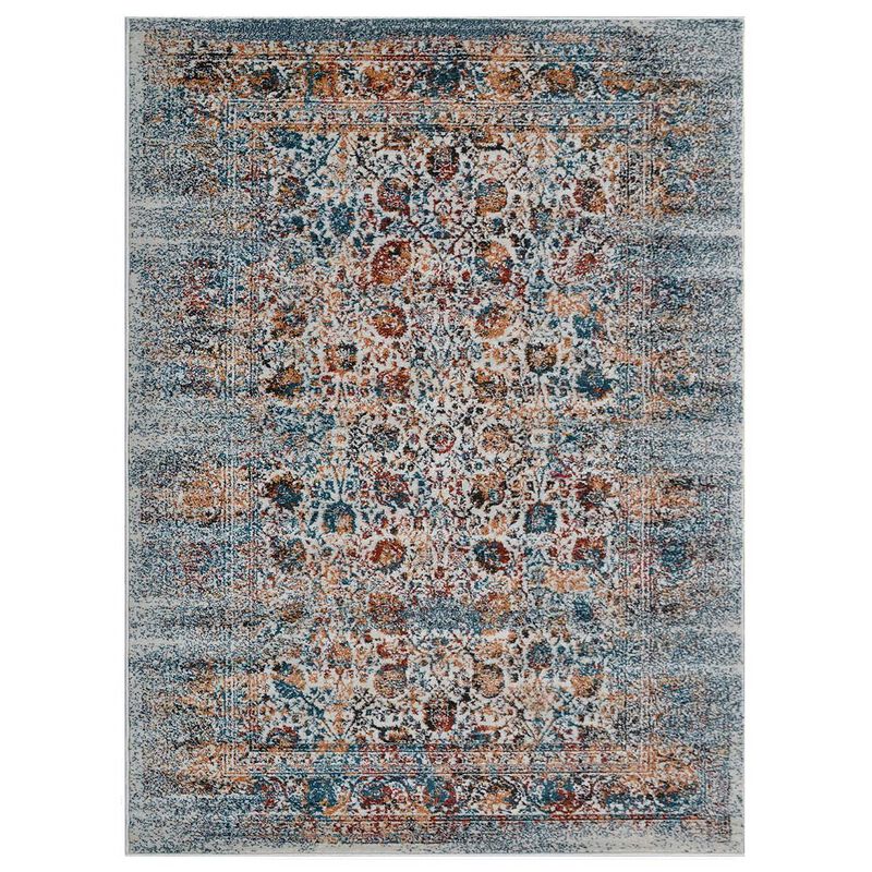 RUGSOTIC CARPETS MACHINE MADE HEATSET POLYPROPYLENE AREA RUGS  - Rectangle Shape, Classic Oriental Traditional  Design, Midium Pile Machine Made Area Rugs (M00054) image number 0